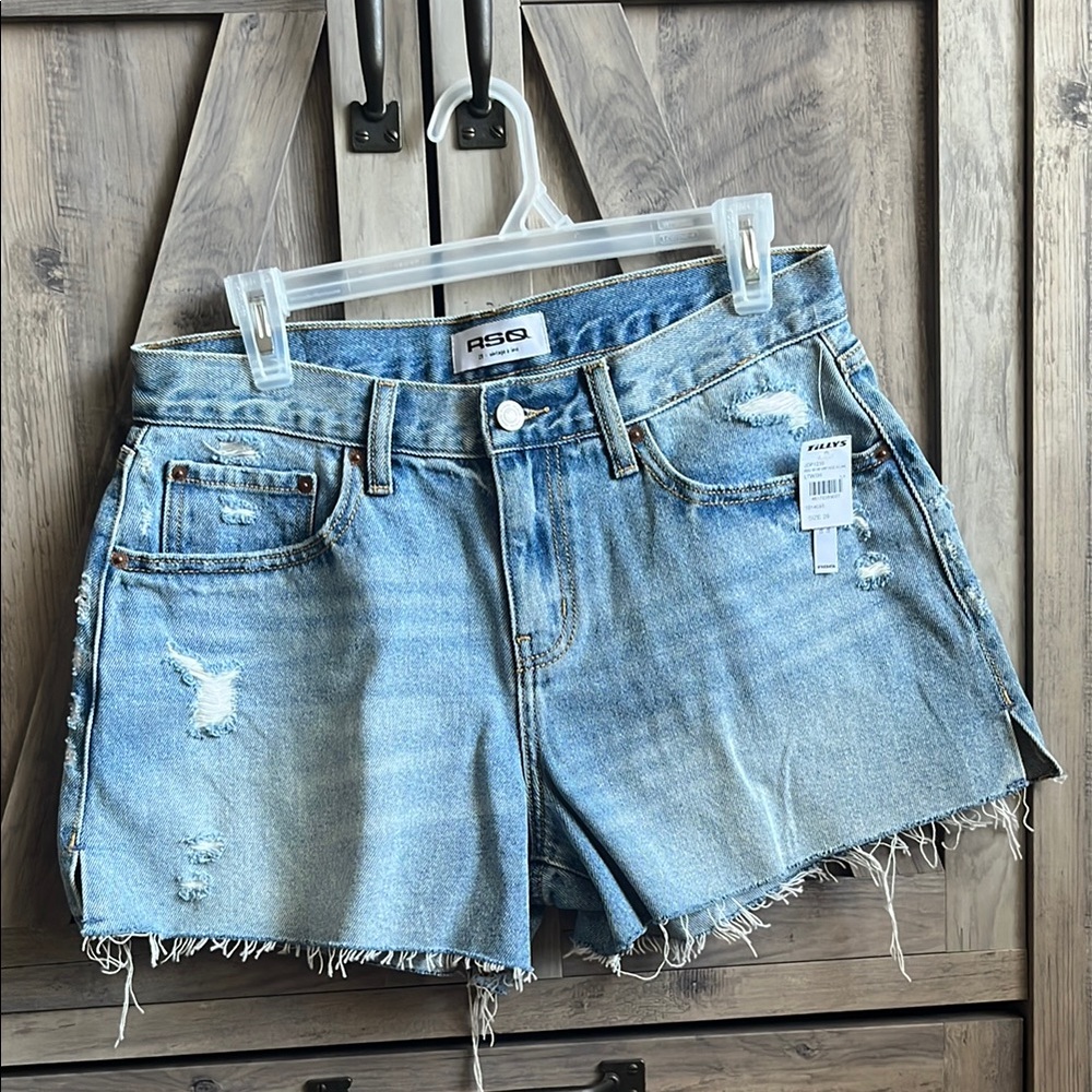 RSQ Women's Blue Denim Shorts